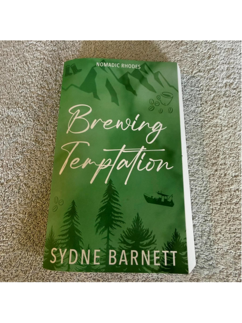 Sydne Barnett Brewing Temptation Signed Paperback Book Green White